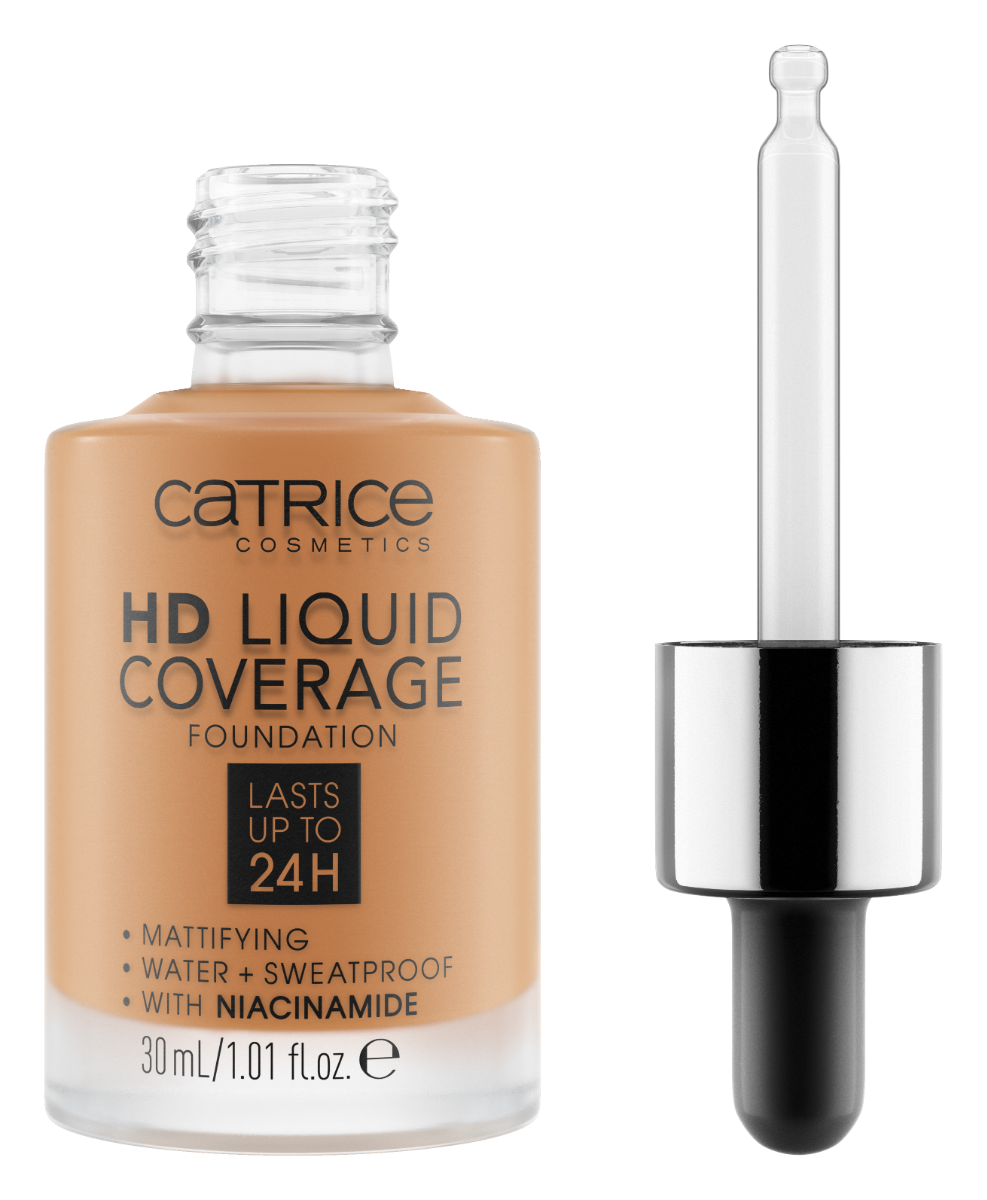 HD Liquid Coverage Foundation 030 Sand Beige 30ml Pakistan - 4