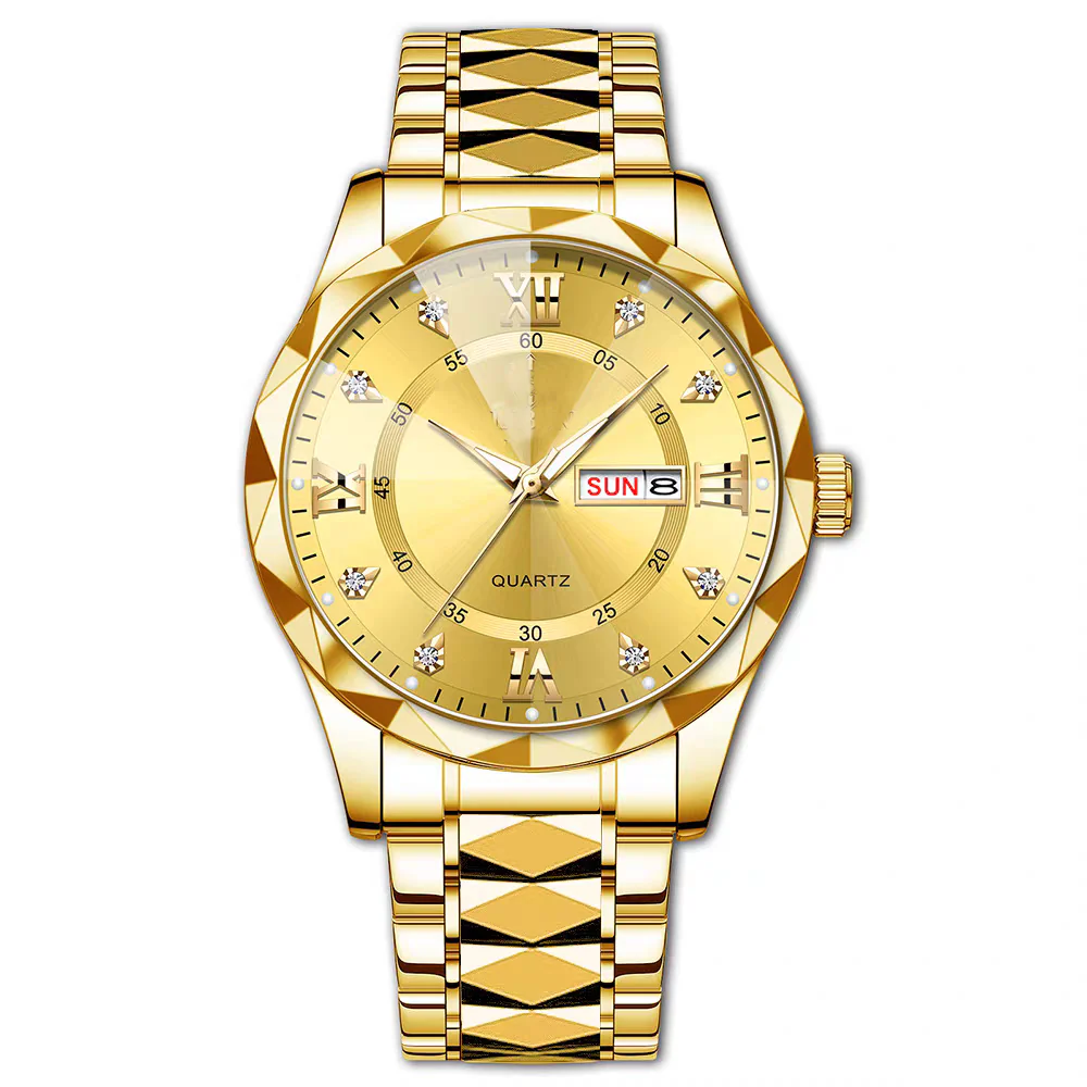 Branded Stainless Steel Business Quartz Watch - 2