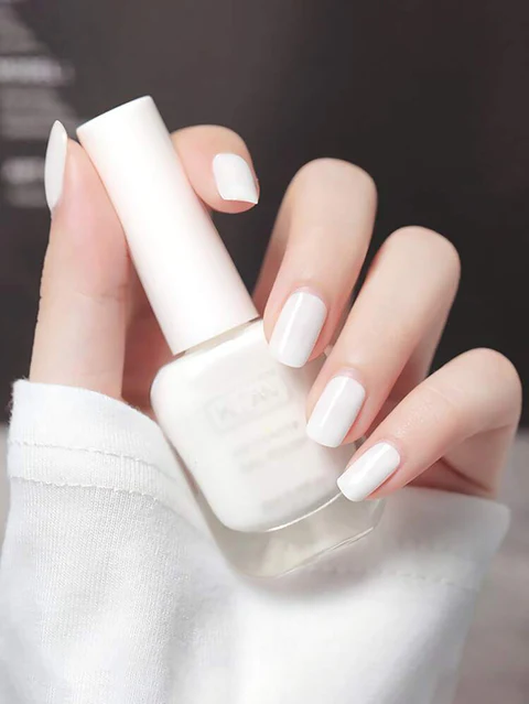 Peel Off Nail Paint Pink / Hot Pink and White - 2
