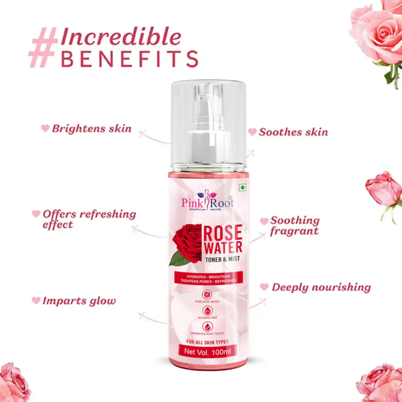 Pink Root Gulab Jal| Rose Water |Toner & Mist - 2