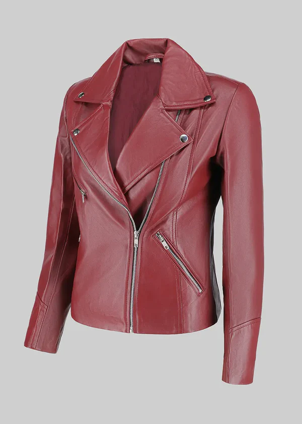 undefined Jacket in Maroon - 2