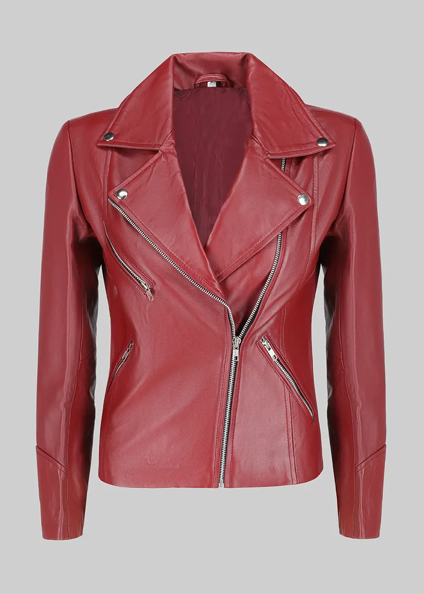 undefined Jacket in Maroon - 4