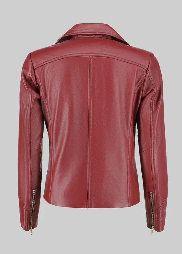 undefined Jacket in Maroon - 3