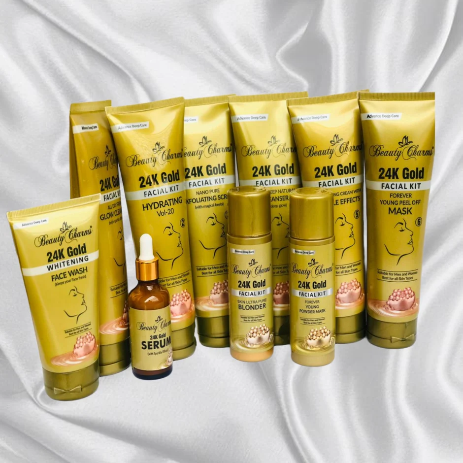 Professional 24K Gold Whitening Facial Kit - 4