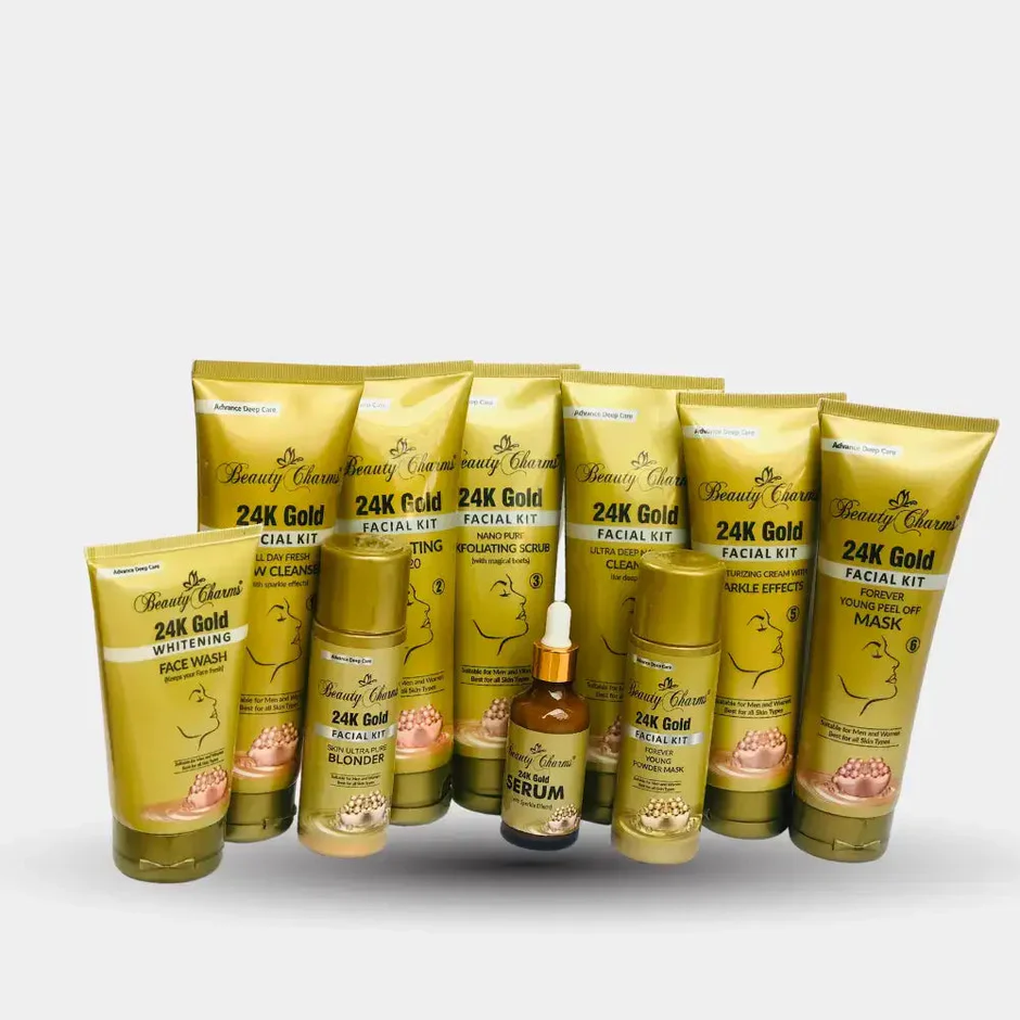 Professional 24K Gold Whitening Facial Kit - 3