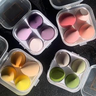NEW BEAUTY BLENDER EGG 4 PCS SET GOURD WATER DROP PUFF MAKEUP EGG CUSHION - 2