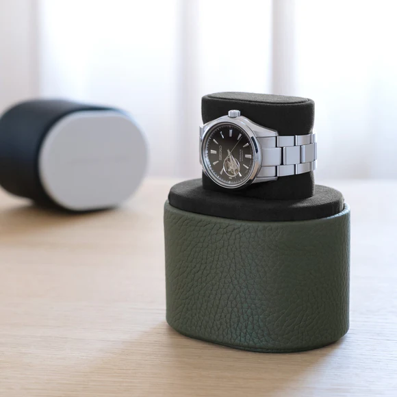 Theo Watch Roll & Stand Khaki - 4