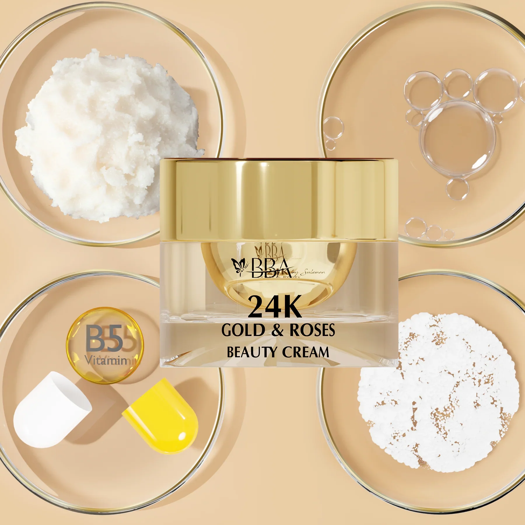 24K GOLD & ROSES BEAUTY CREAM - 3