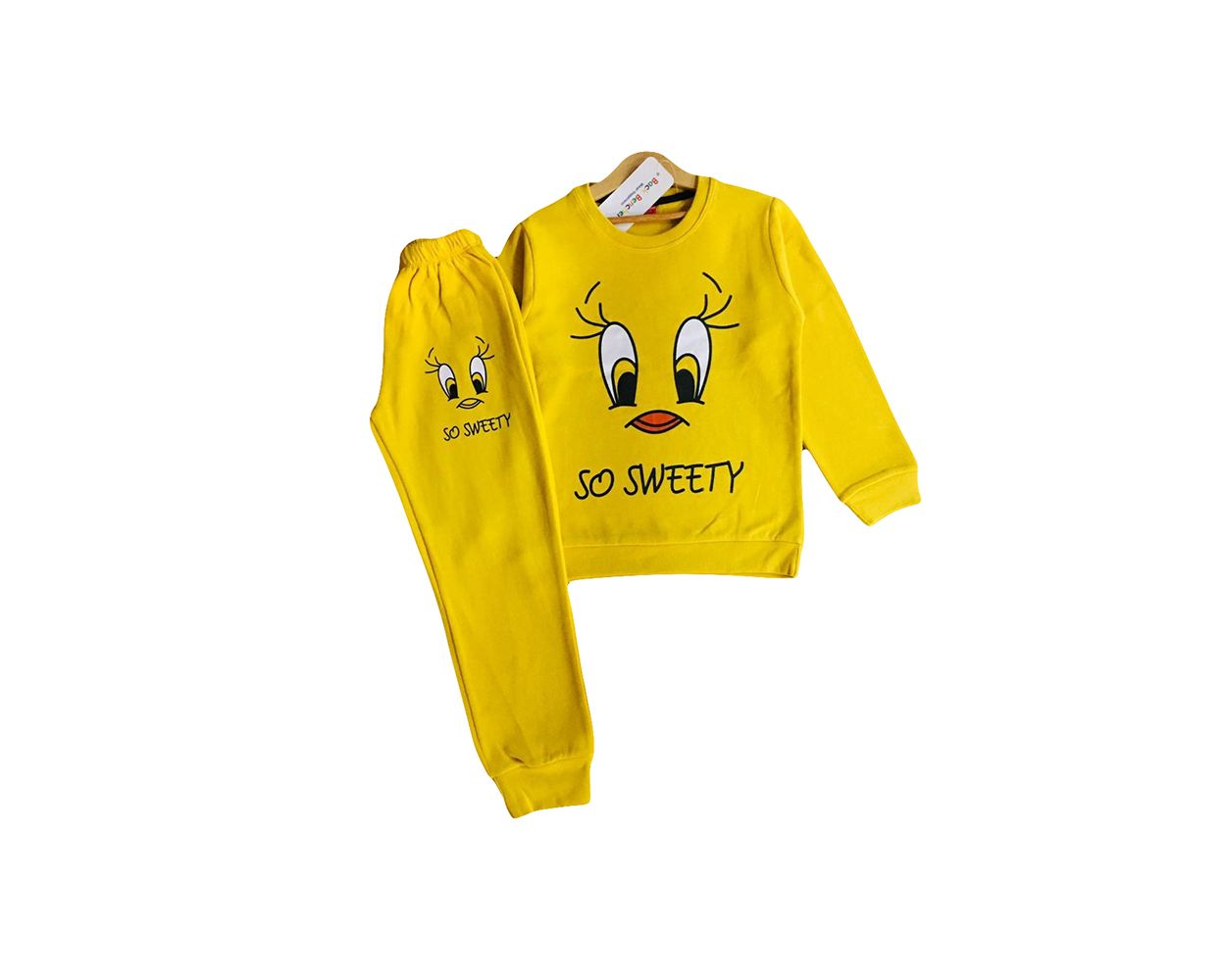 Yellow So Sweaty Winter Set For Children
