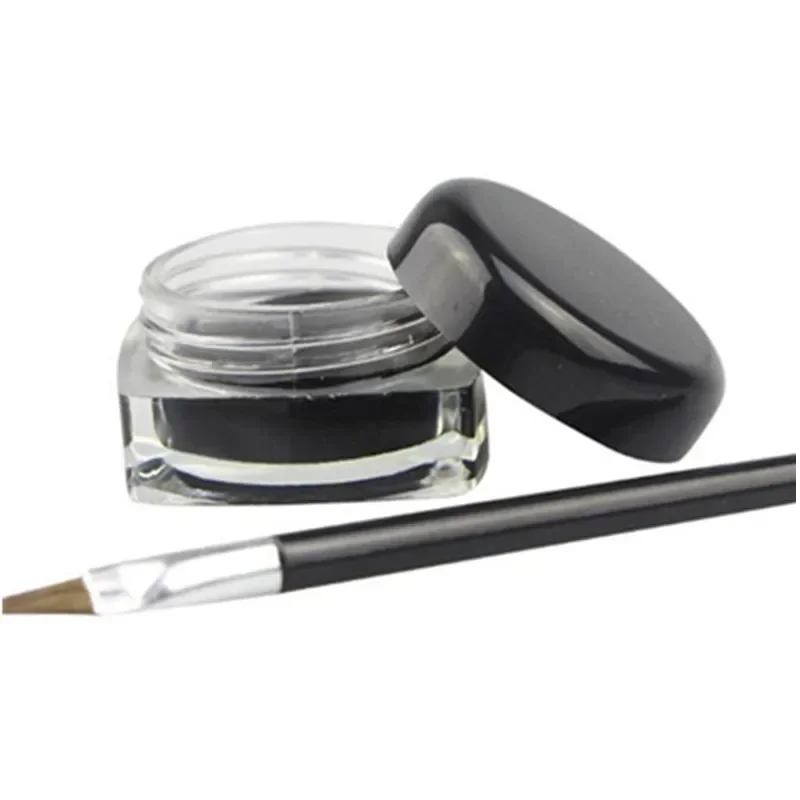Black Color Eyeliner Gel with Brush