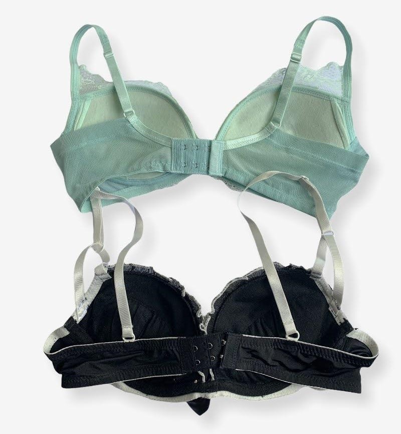 Imported Stocklot Branded Net Pushup Bra - Underwired Bra - Padded Bra - Pack of 2 - 3