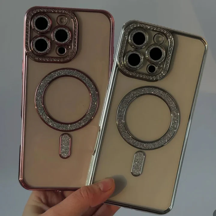 Glitter Transparent Shimmer Case - 4