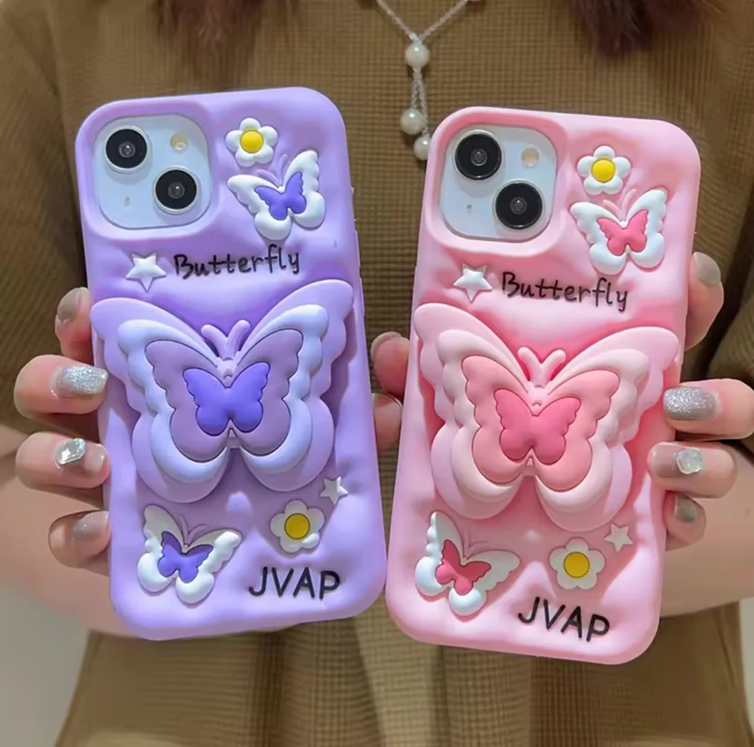 3D Butterfly Case With Holder