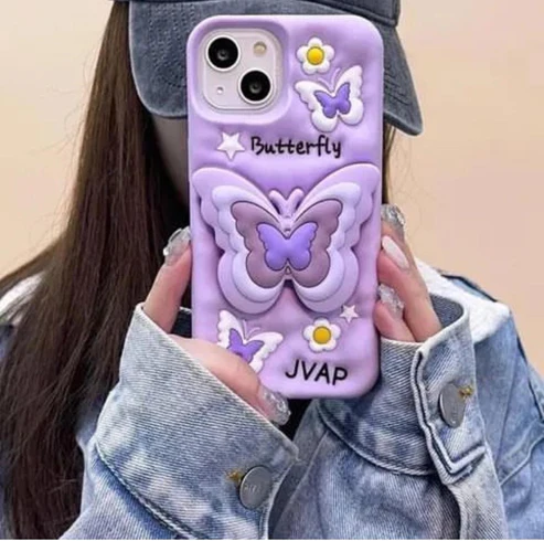 3D Butterfly Case With Holder - 3