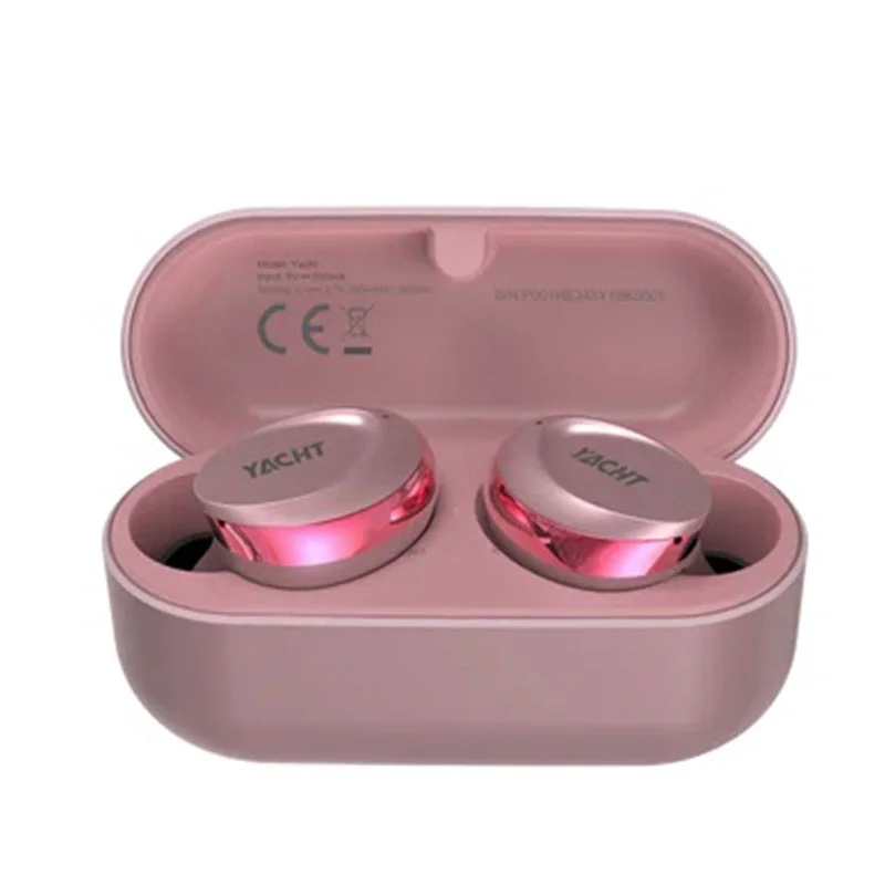 Hifuture YACHT True Wireless Earbuds with AptX Adaptive, Wind Noise Cancellation 8.0, IPX5 – Rose - 4