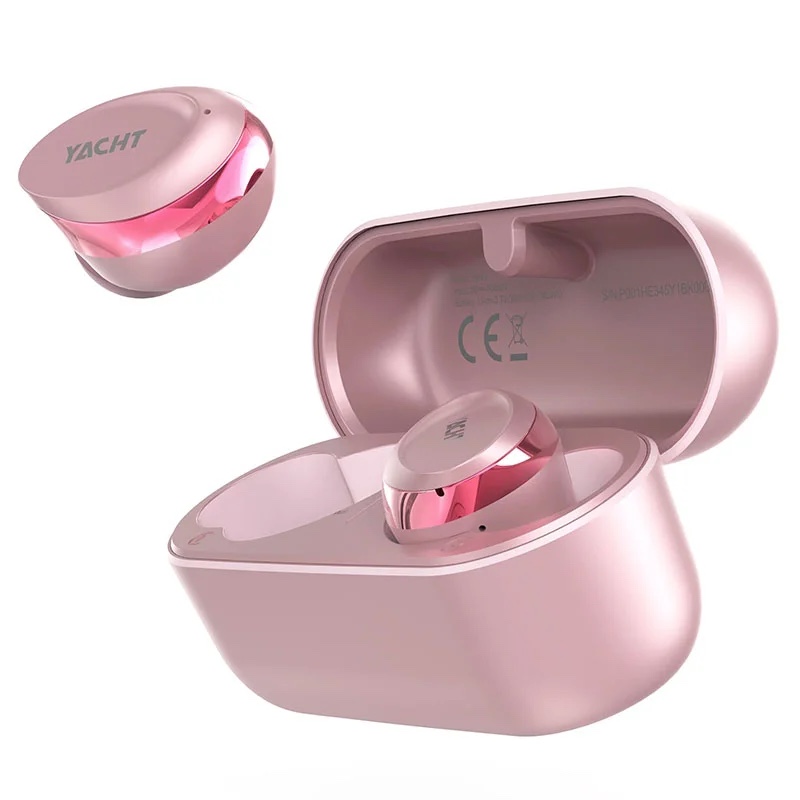Hifuture YACHT True Wireless Earbuds with AptX Adaptive, Wind Noise Cancellation 8.0, IPX5 – Rose - 3