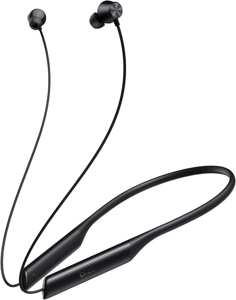 DIZO Wireless Dash with 30H play and Blink Fast Charging (by realme Techlife) - Black