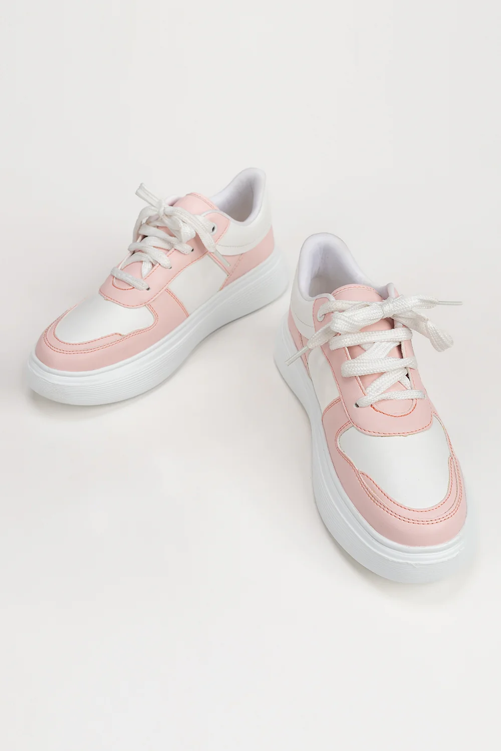 Women Pink White Jogger IWW-JGR24-002