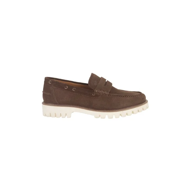 Men Brown-suede Casual Loafers - 3