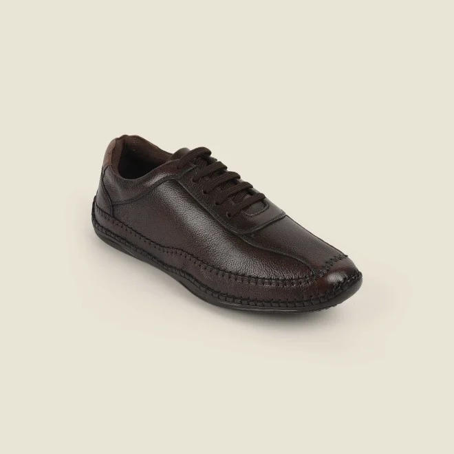Men Brown Casual Lace Up - 3