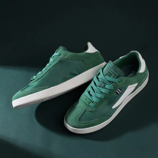 Men Green Sports Sneakers - 2