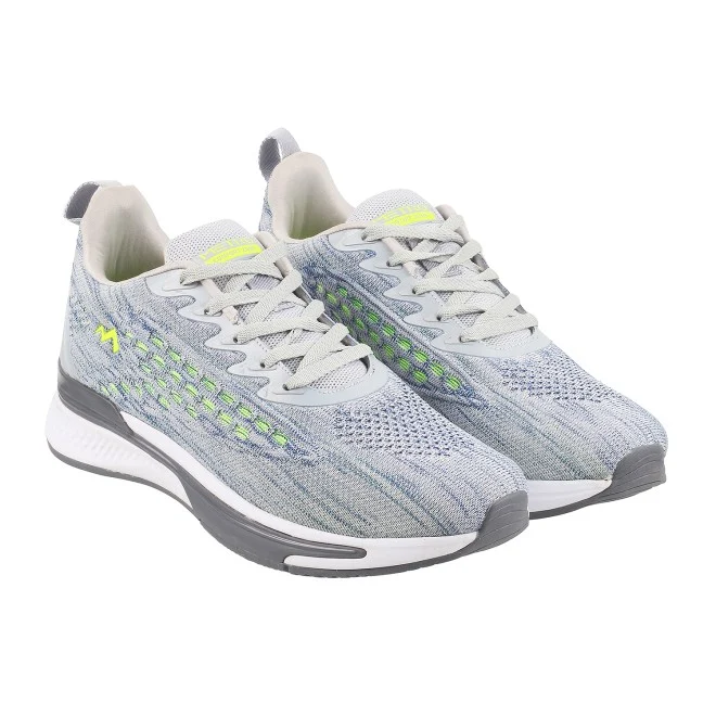 Men Grey Sports Walking Shoes - 3