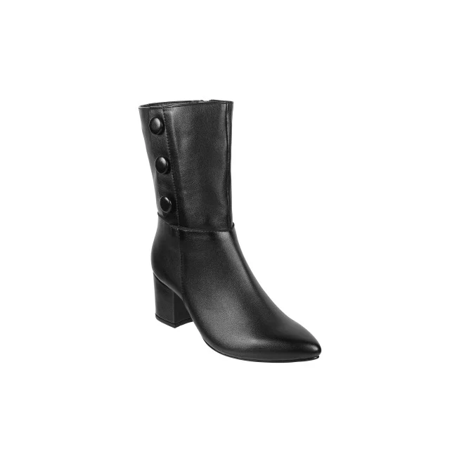 Women Black Formal Boots - 2