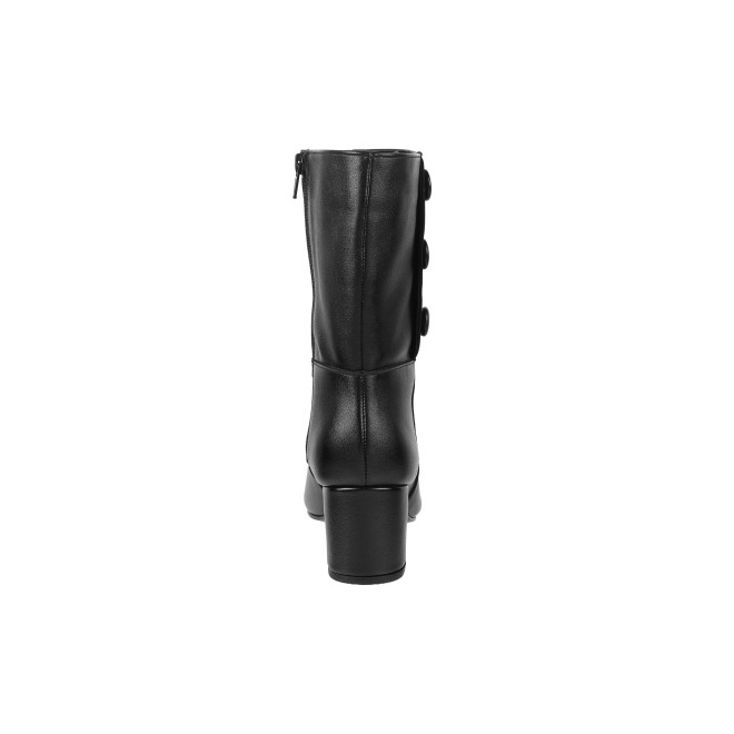 Women Black Formal Boots - 4