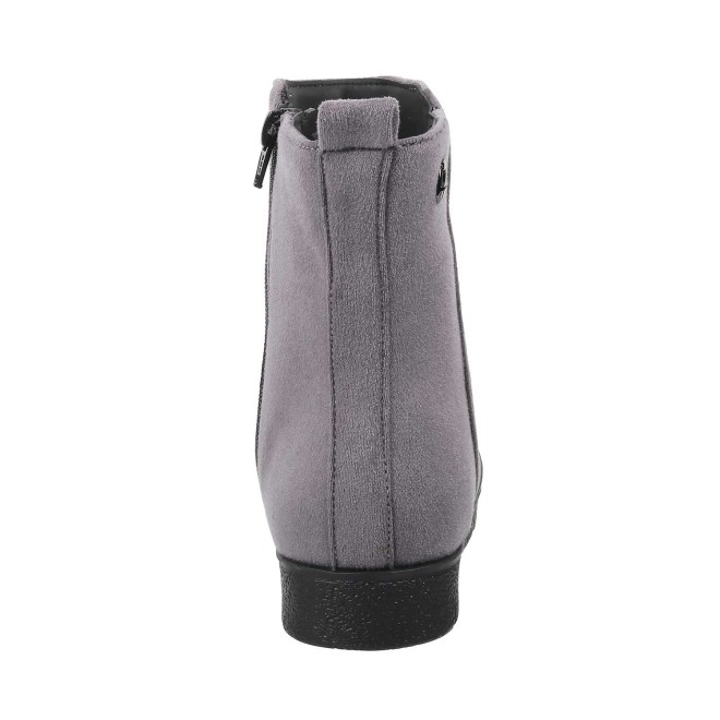 Women Grey Casual Boots - 3