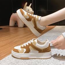 Four Seasons Panel Shoes Colorful Retro Thick Sole Korean Style Student Shoes - 3