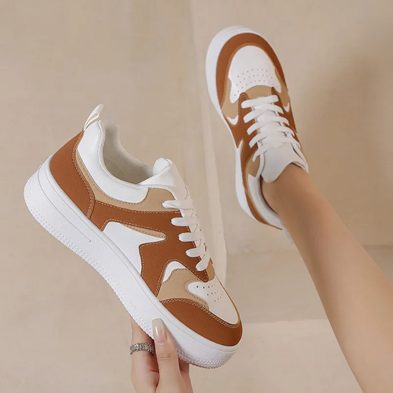 Four Seasons Panel Shoes Colorful Retro Thick Sole Korean Style Student Shoes - 2