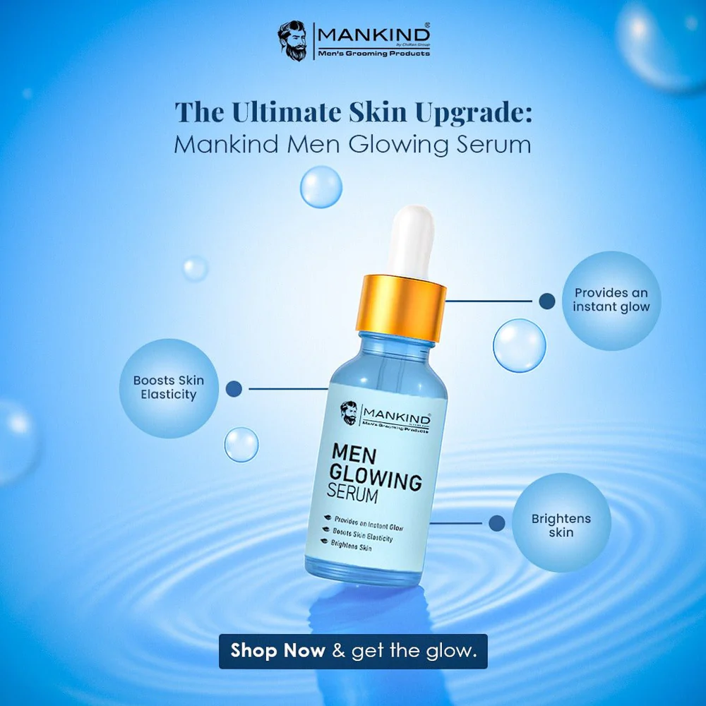 Men Glowing Serum 30ml – Brightening & Elasticity Boost - 3