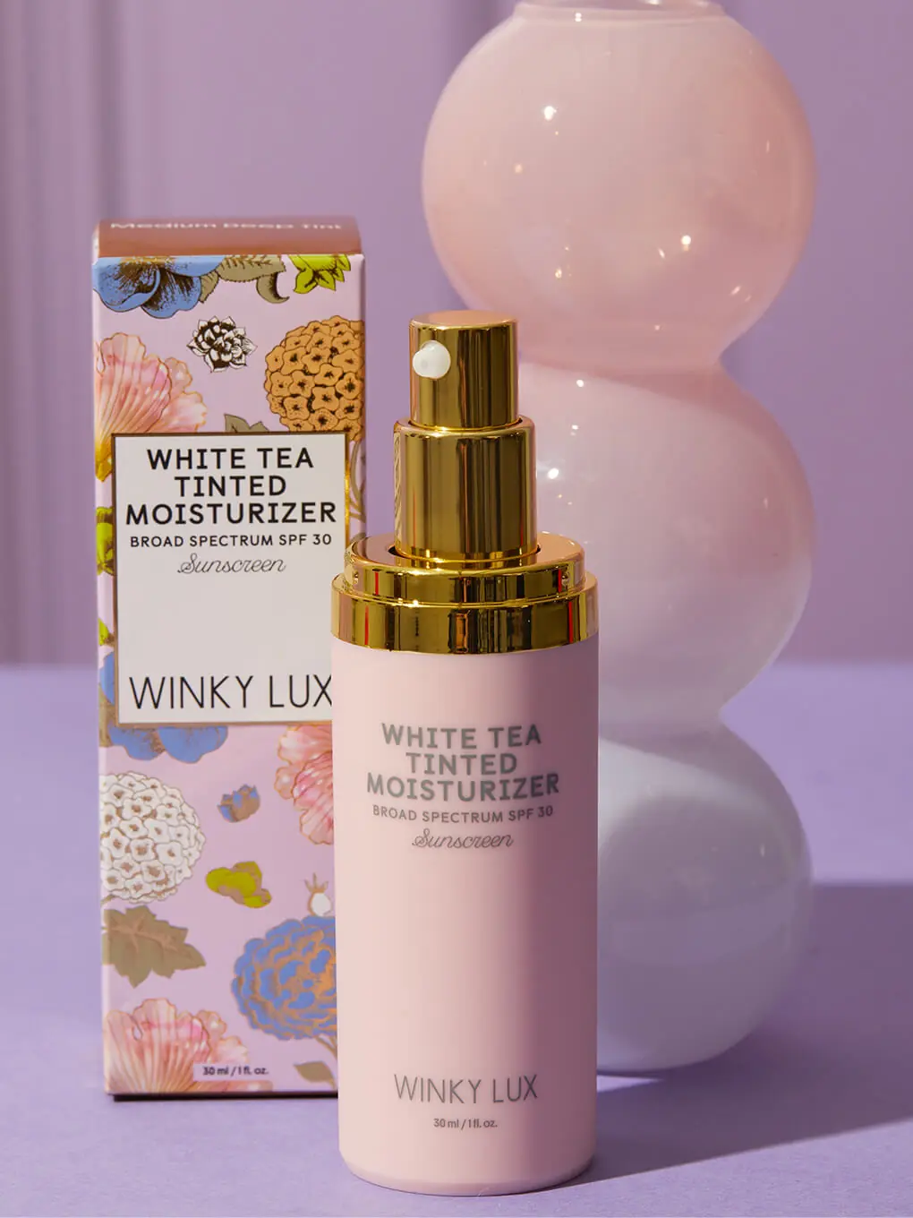 WINKY LUX White Tea Tinted Moisturizer SPF 30 - Light, Lightweight