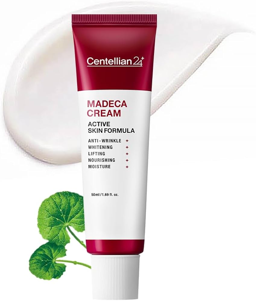 CENTELLIAN 24 Madeca Cream Time Reverse, TECA Anti-Aging Moisturizer | Korean Firming Face Moisturizer with TECA and Centella for Elasticity, Deep Hydration and Skin Barrier Care, 1.69 fl oz