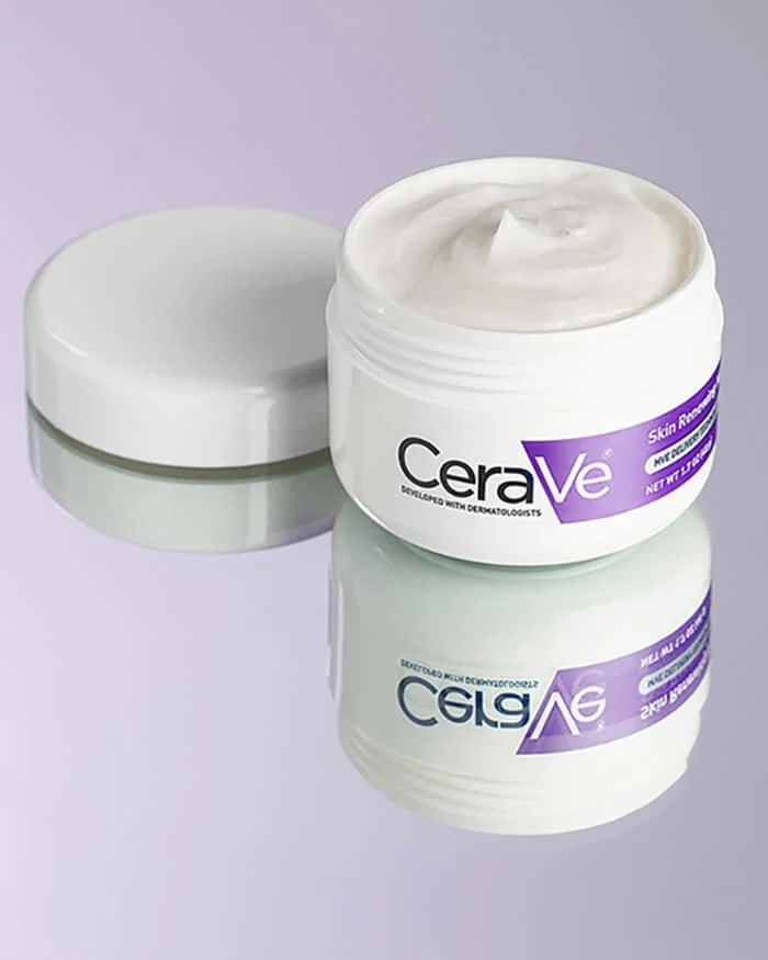CeraVe Night Cream, Face Moisturizer, Skin Care for Dry Skin, 1.7oz | Skin Renewing Face Moisturizer with Hyaluronic Acid & Peptides, Night Cream For Men & Women, Anti-Aging Face Cream, Daily Use