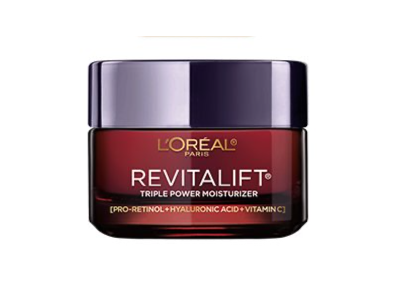 L'Oreal Paris Revitalift Triple Power Anti-Aging Face Moisturizer, Pro Retinol, Hyaluronic Acid & Vitamin C to Reduce Wrinkles, Firm & Brighten Skin, 1.7 Oz - 2