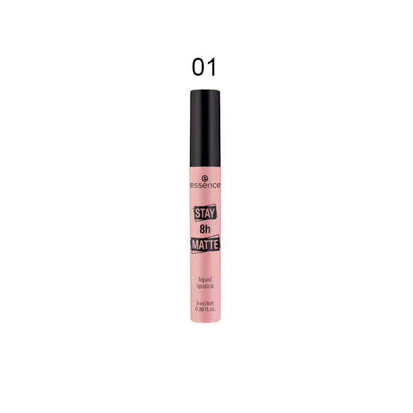 Essence - 8H Matte Liquid Lipstick 01 - 2