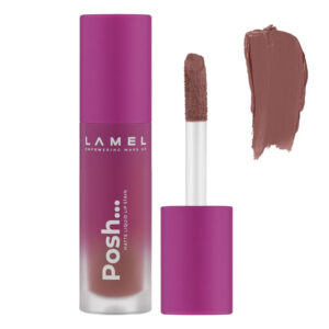Lamel - Posh Matte Liquid Lip Stain - 407 Wine Red - 2