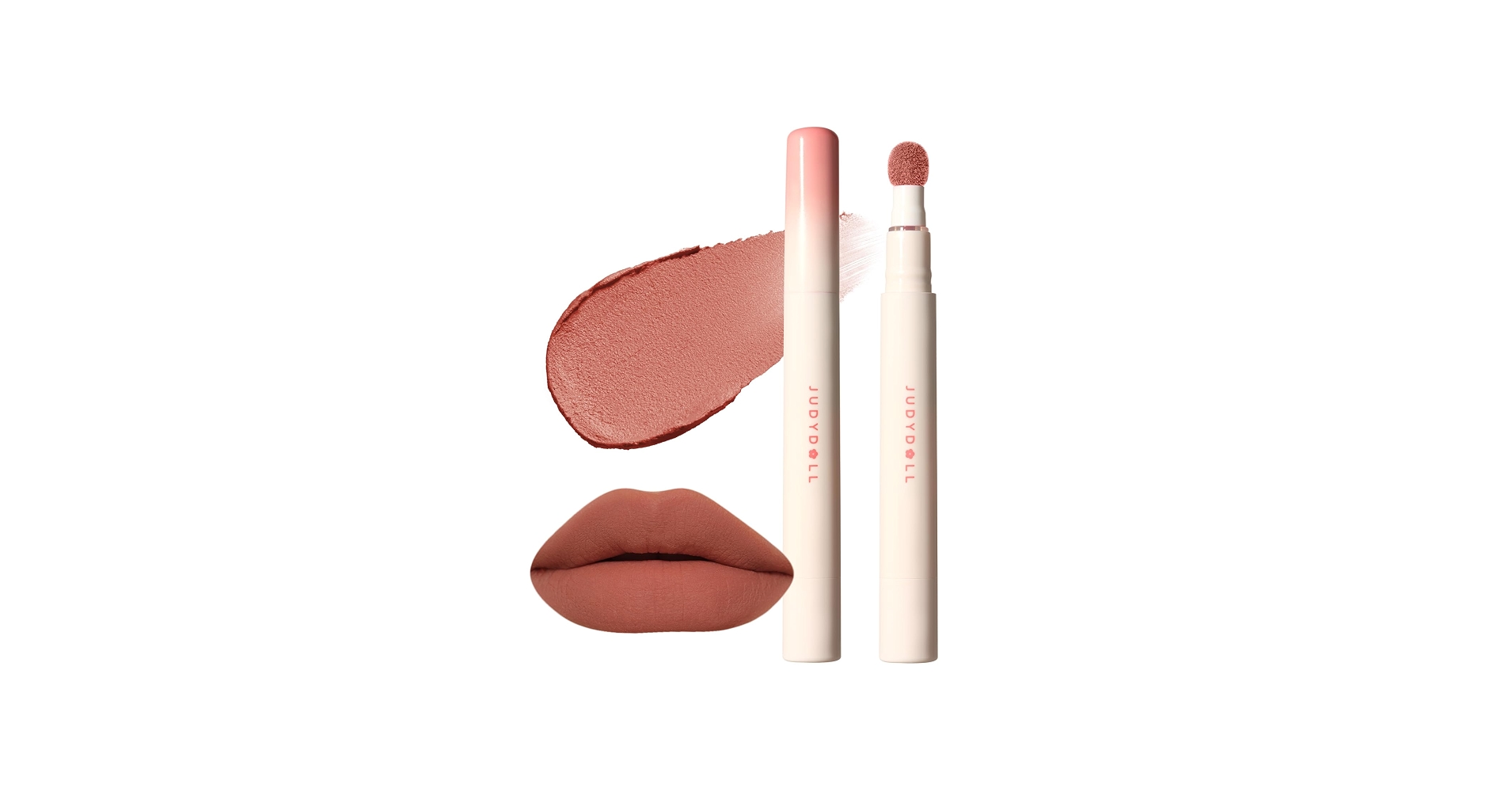 JUDYDOLL Cushion Matte Lip Cream,Hydrating Matte Lipstick with Tripeptide & Squalane,Lip Line Blurring,Velvet Lip Mud,Smudge-Proof,Long Wear,Non-craked (New N14 Raspberry Pout) - 2