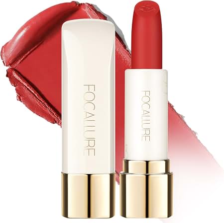 NYX PROFESSIONAL MAKEUP Fat Matte Lipstick, Pigmented, Smoothing, & Non-Drying Lip Crayon, Long Lasting Lip Makeup, Vegan & Cruelty Free - Fuzzy Flame (Red)