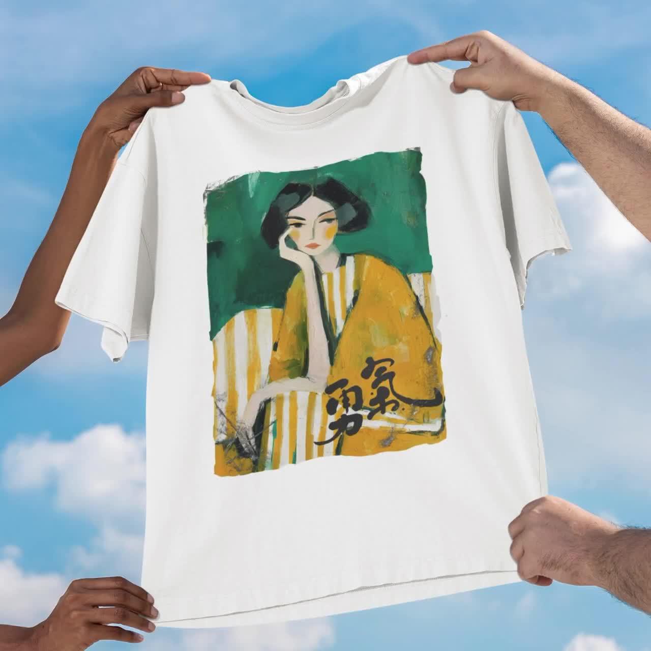 Kimono Graphic T-Shirt