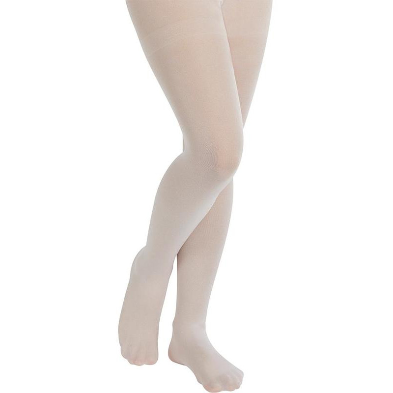 Baby Girl Plain Off-White Tights - 2