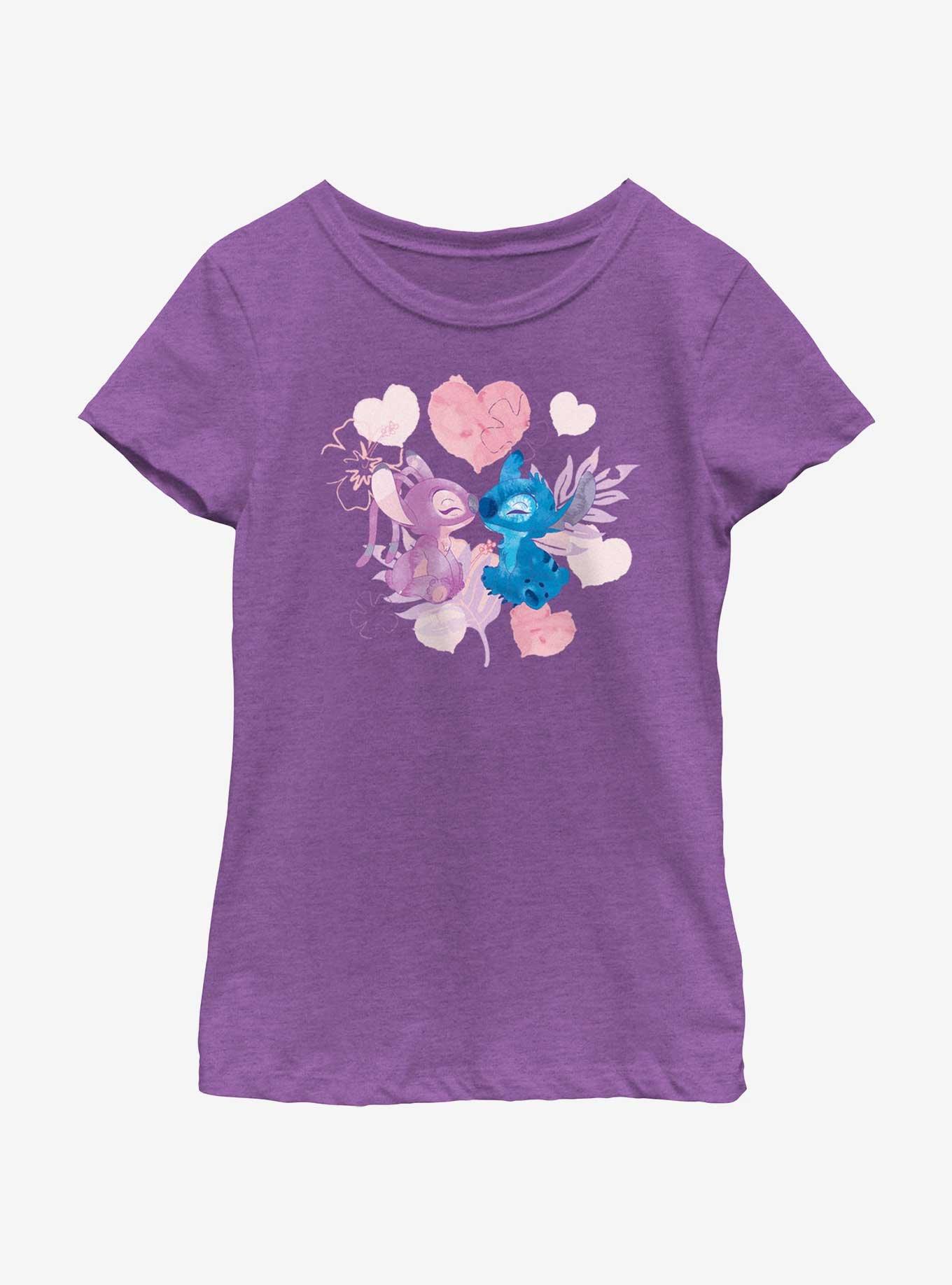 Baby Girl Purple Stitch and Angel T-Shirt - 2