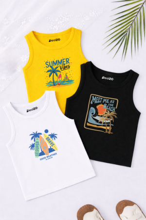 Boys Summer Mode Tank Top