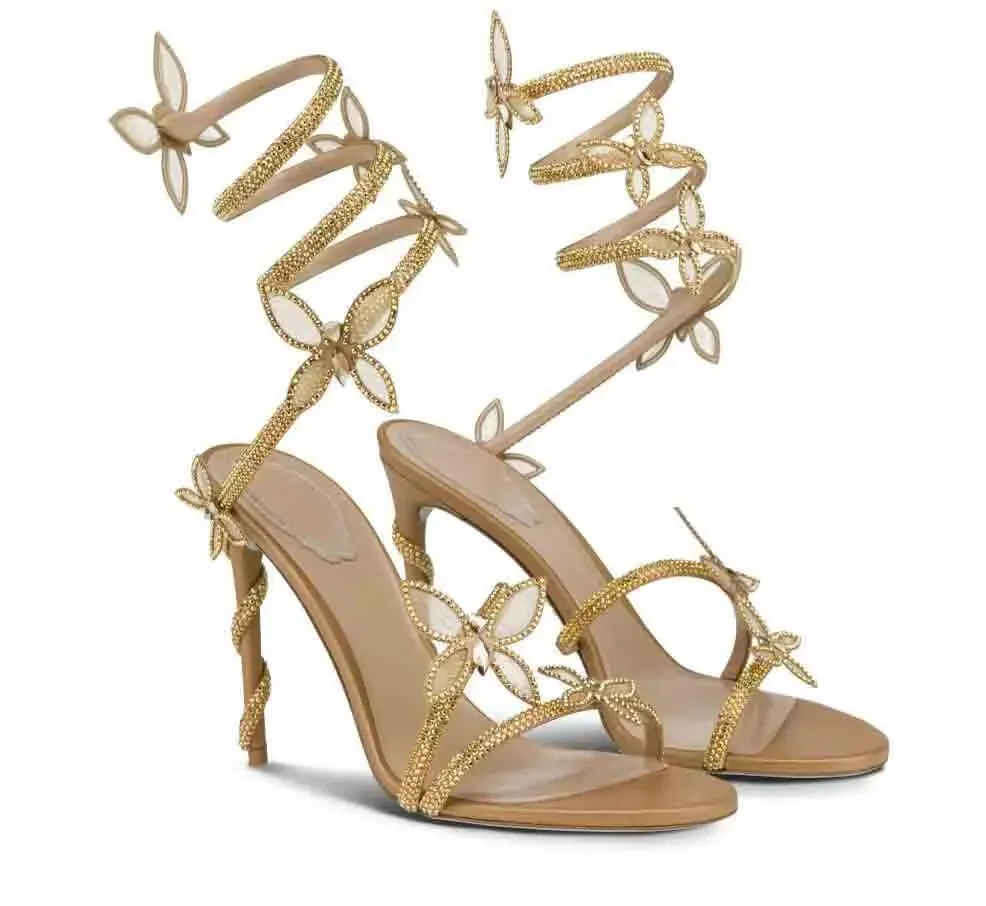 Jewelled Butterfly Heels - 2