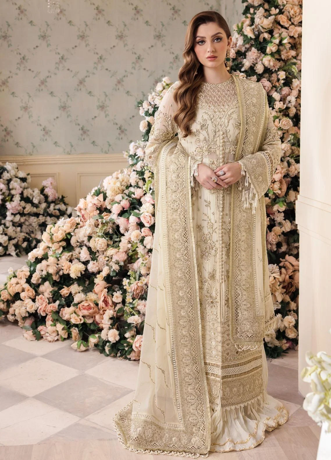 Poshkari Tie N Die Luxury Chiffon Embroidered Collection L-101 - 2