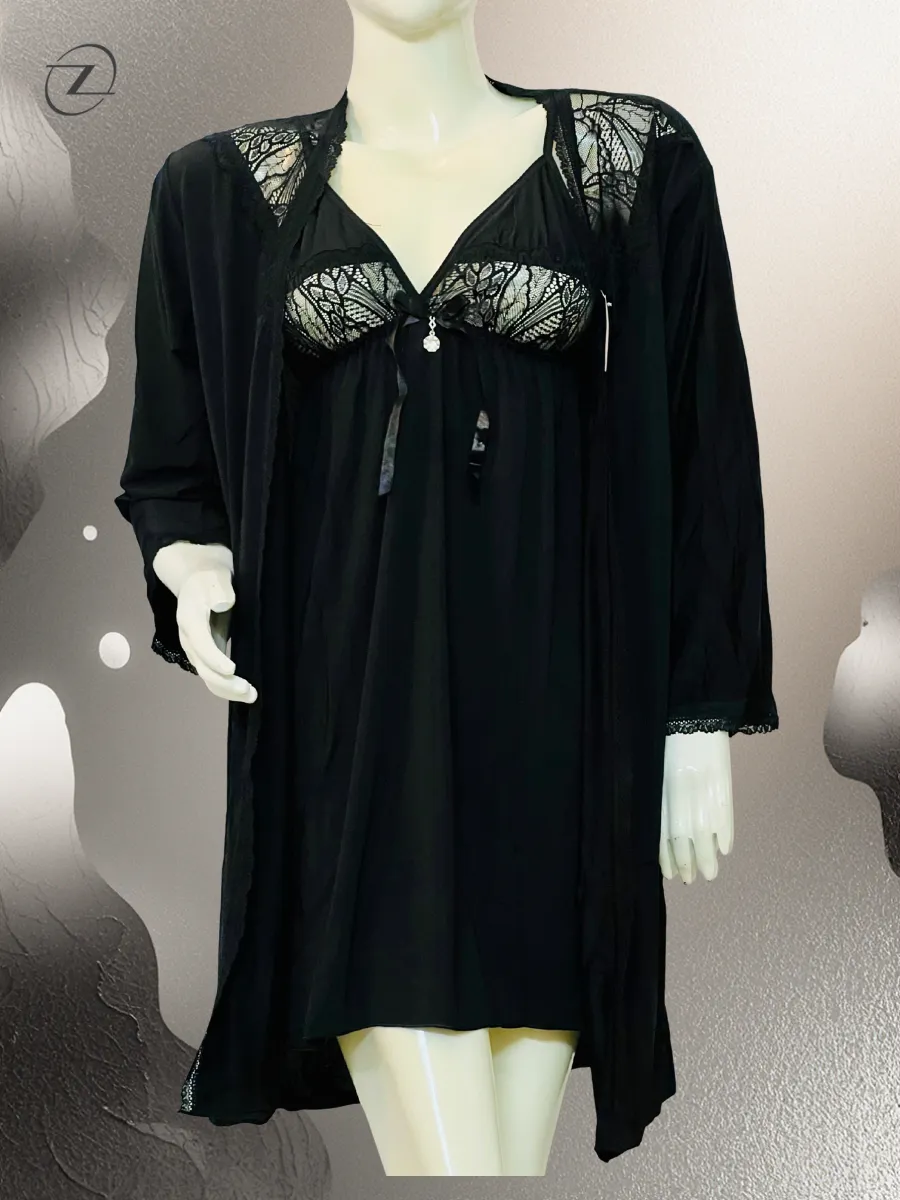 Bridal Sexy Transparent Short Lace Nighty - S38