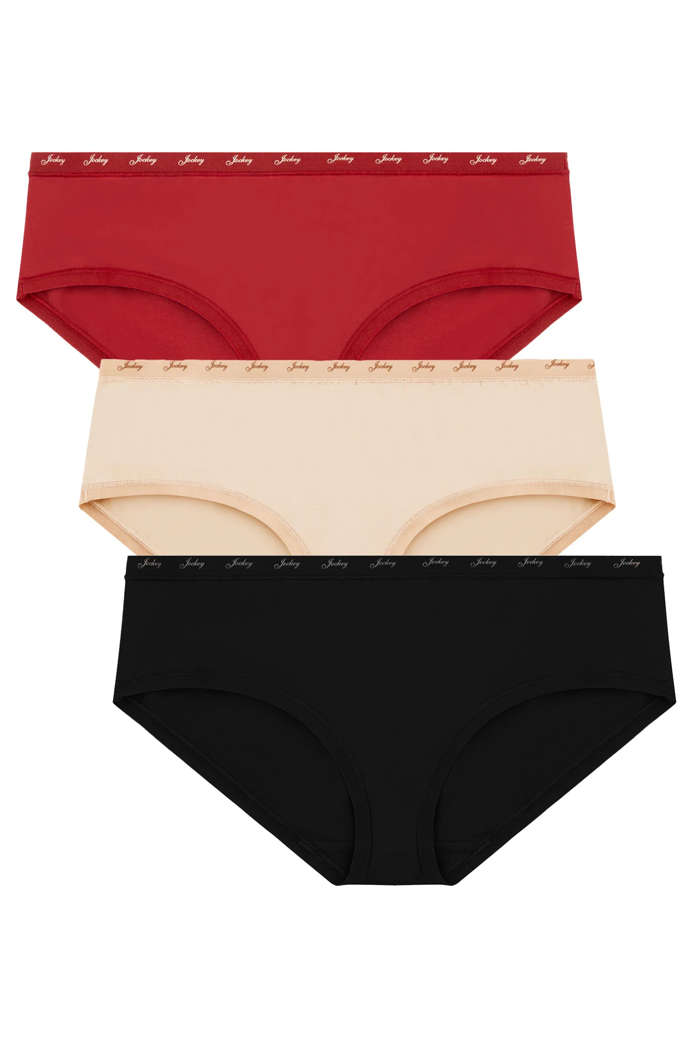 Full Coverage Stretchable Panty with Concealed Elastic _Pack of 3