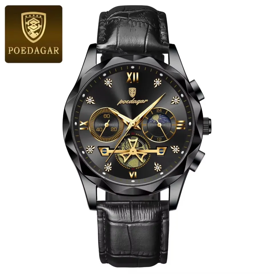 1. Poedagar 996L Men Luxury Sports Watch - 2