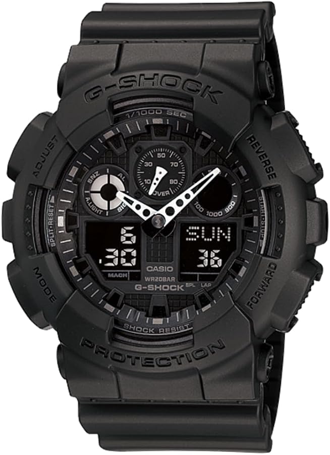 Casio G-Shock GA100-1A1 Men's Analog-Digital Rugged Watch